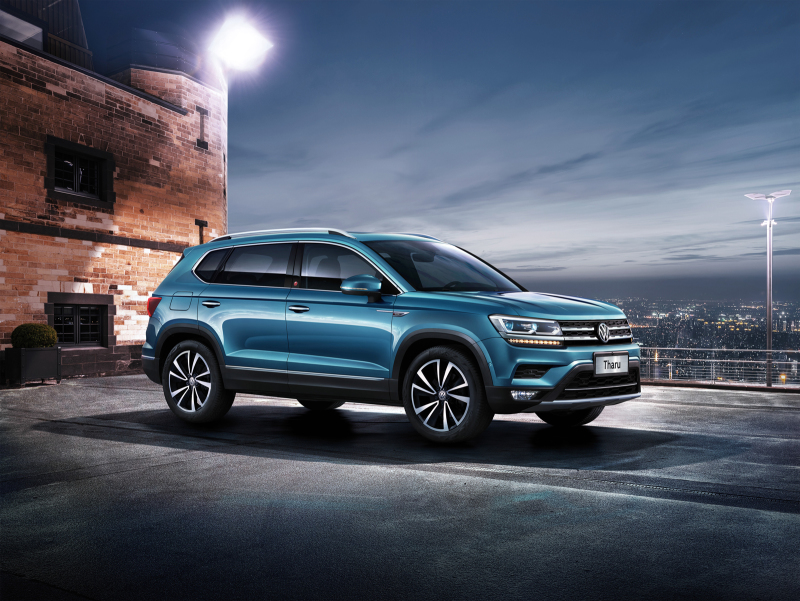 Volkswagen Tharu для китайского рынка более габаритный и просторный, чем будущий Volkswagen Tarek для России