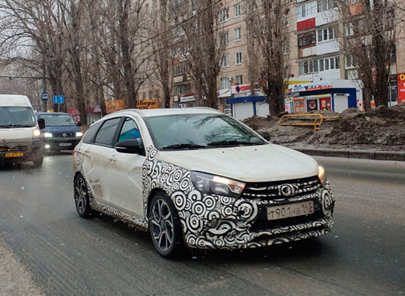"Заряженный" универсал Lada Vesta SW Sport готовится к дебюту