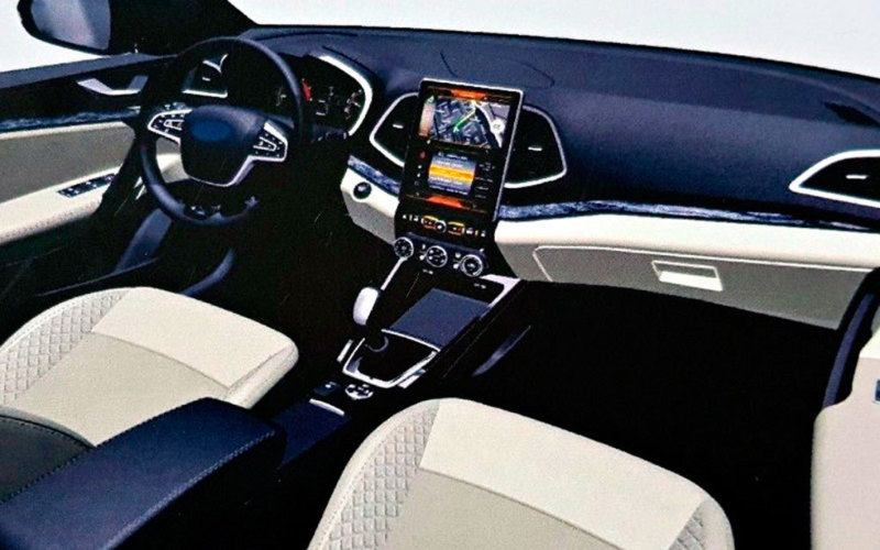 Обновлённый салон Lada Vesta FL