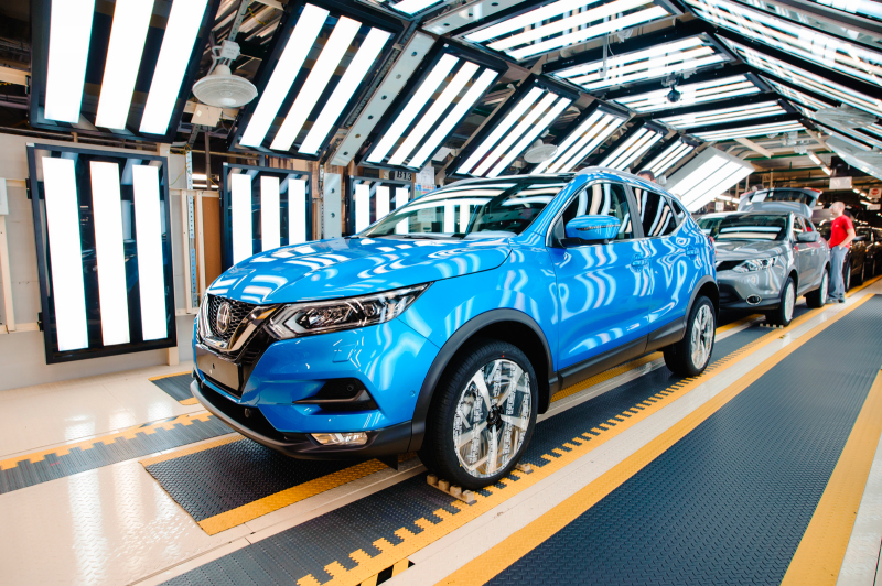 Сборка Nissan Qashqai 2019 на заводе в Санкт-Петербурге