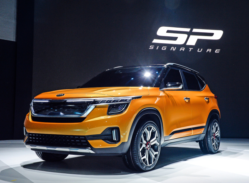 KIA SP Signature - прототип бюджетного кроссовера на базе Hyundai Creta