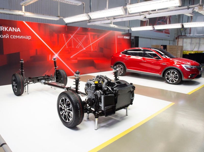 Российский Renault Arkana - раскрыты технические подробности