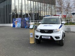 Обновлённый УАЗ "Патриот ДПС" поступил в органы внутренних дел РФ