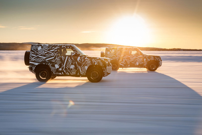 Новый Land Rover Defender получит кузова с тремя и пятью дверьми