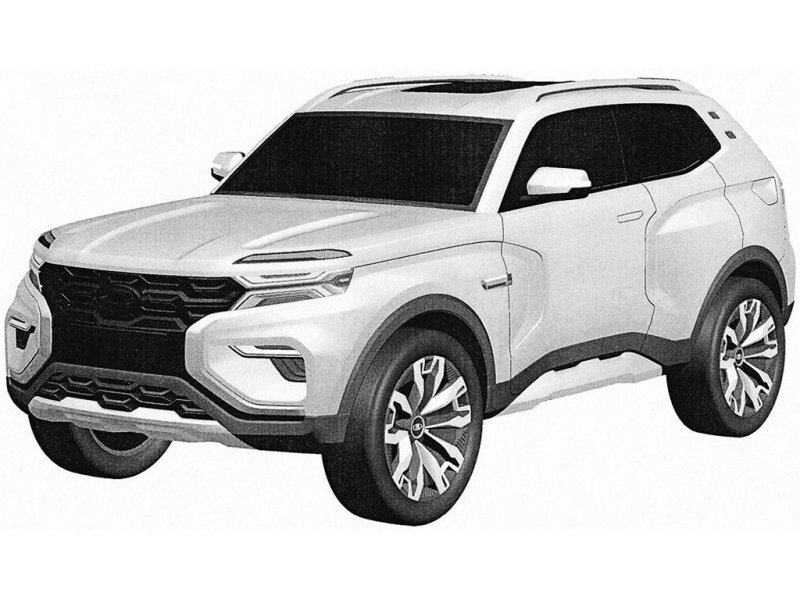 Новая Lada 4x4 получила патент на дизайн