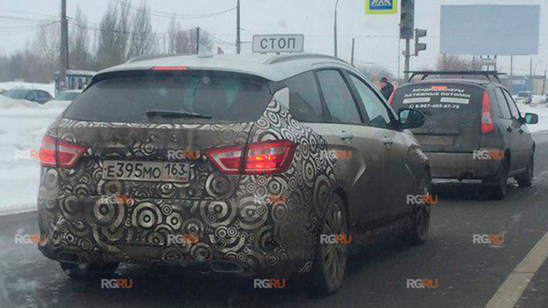 Lada Vesta SW Sport на испытаниях