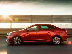 "Заряженный" седан Lada Vesta Sport вновь получил красный и чёрный цвета