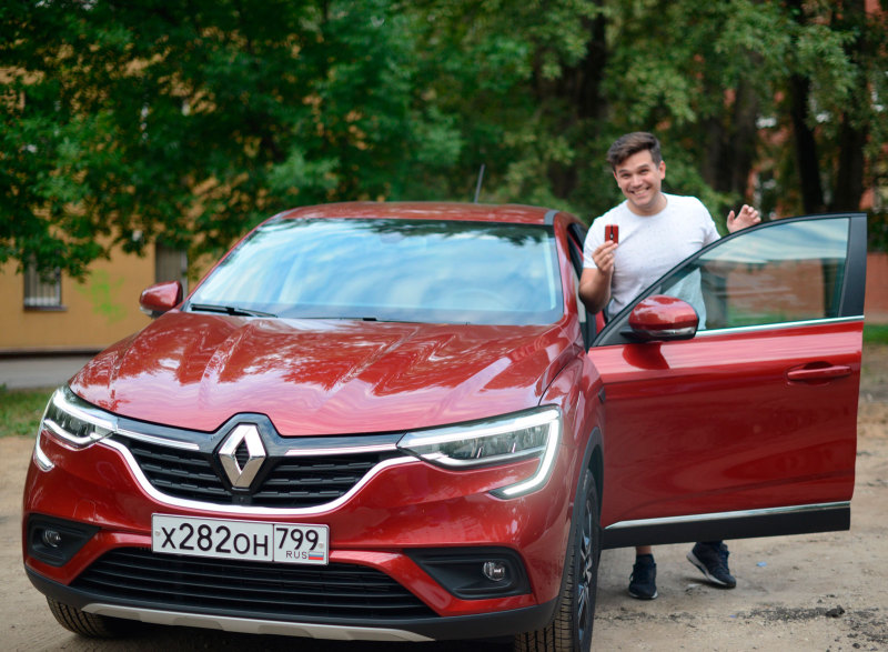Для Renault Arkana в России предложат тест-драйв с "доставкой на дом"