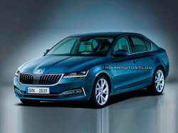 Новое поколение Skoda Octavia 2020 показано дизайнерами