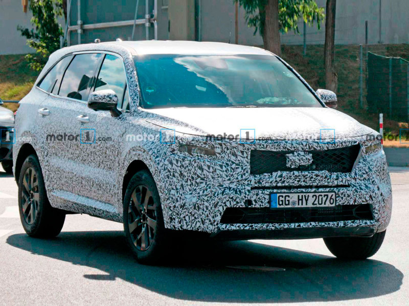 Новый KIA Sorento 2020 испытывают на скоростной трассе