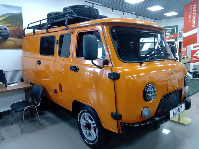 УАЗ "Комби" в исполнении "Трофи" получит специальный цвет кузова