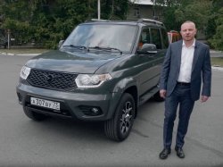 УАЗ "Патриот" с автоматической коробкой показали на видео