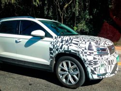 Будущий кроссовер Volkswagen Tarek для России проходит тесты