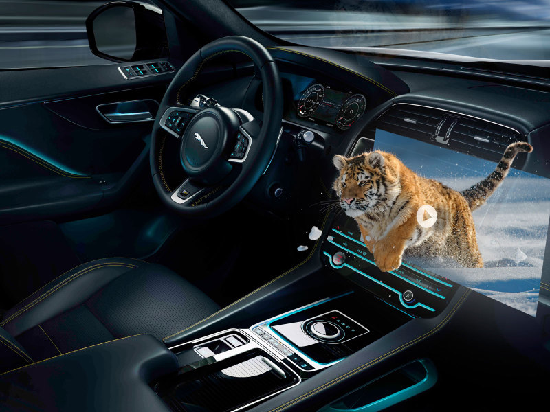 Автомобили Jaguar и Land Rover получат проекционный дисплей с поддержкой 3D