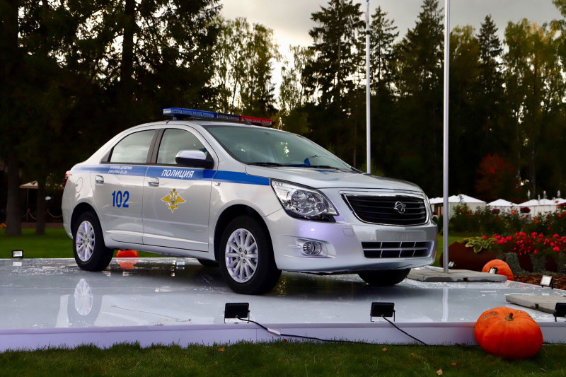 Полицейская версия Ravon R4 видимо должна попробовать потеснить Renault Logan в рядах правоохранителей
