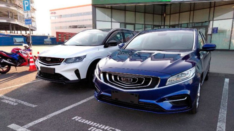 Geely SX11 и GE в Белоруссии