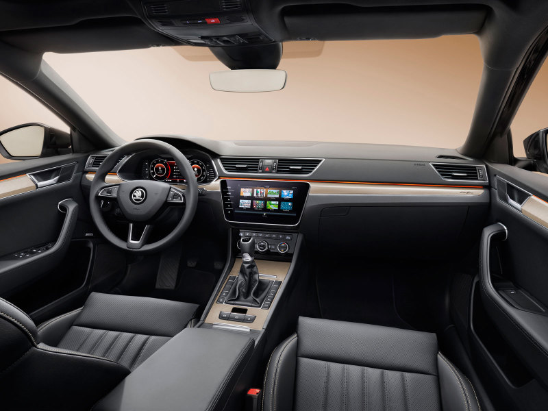 Салон Skoda Supeb в исполнении Laurin and Klement