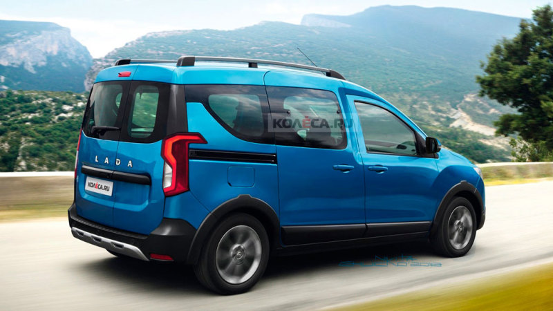 Возможный вариант дизайна Lada Van