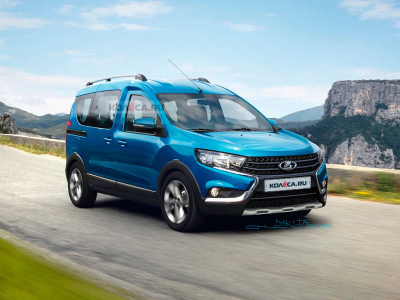 Возможный вариант дизайна Lada Van