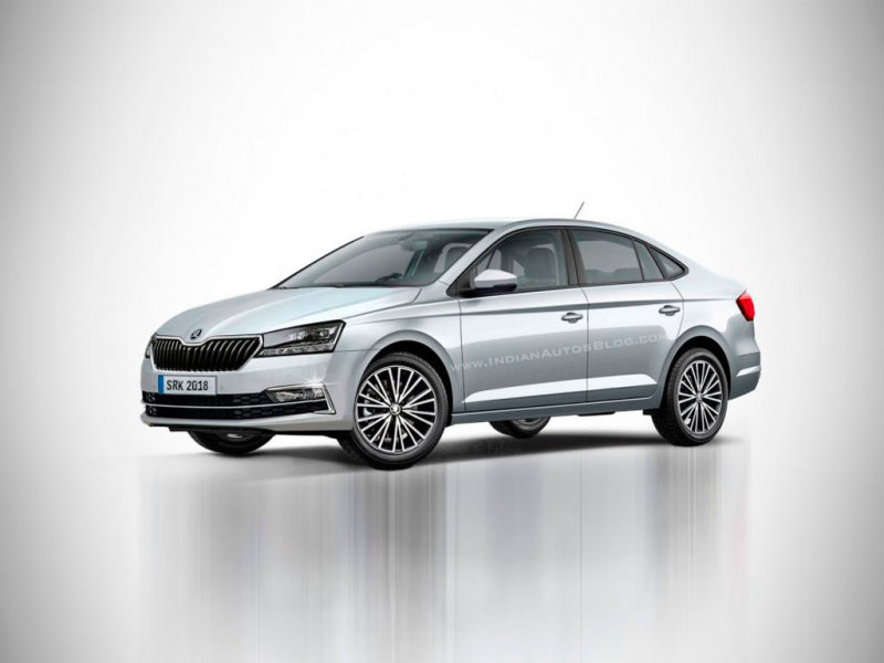 Представленный ранее неофициальный вариант дизайна Skoda Rapid 2020 многими элементами схож с изображением от производителя