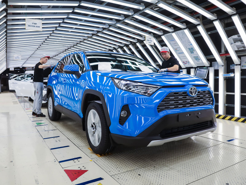 Стартовала сборка нового Toyota RAV4 в Санкт-Петербурге