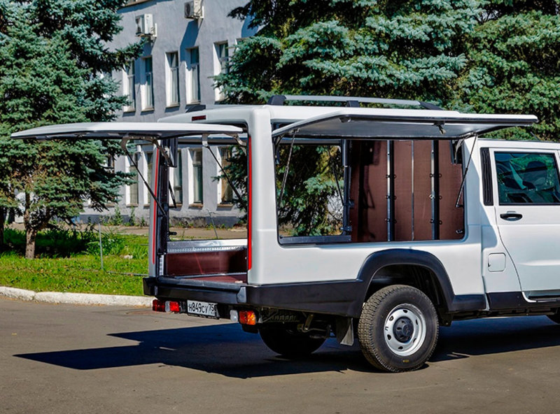 "УАЗ Профи" получит новый кузов многофункциональный фургон