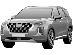 Большой кроссовер Hyundai Palisade запатентовали в России