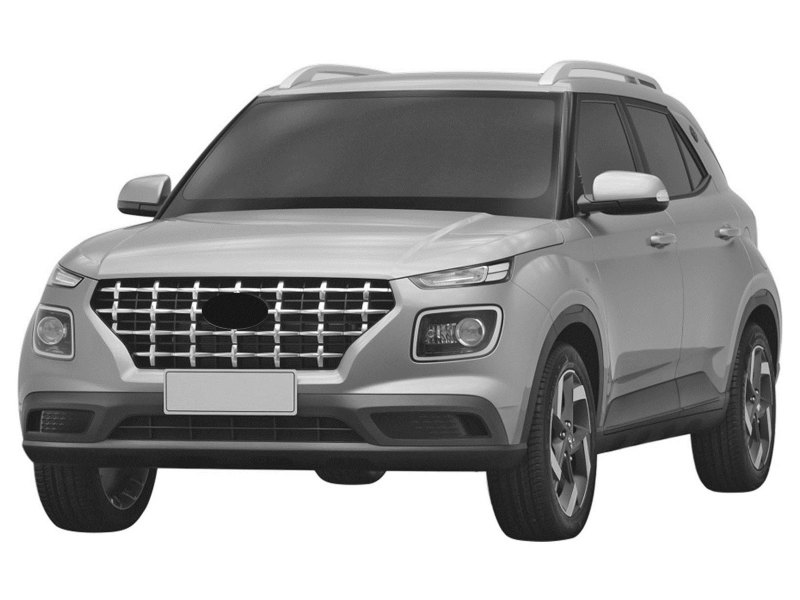 Кроссовер Hyundai Venue запатентовали в России