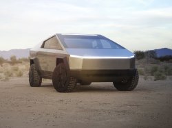 Фантастический пикап Tesla Cybertruck уже возможно заказать в России