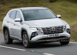 Новый Hyundai Tucson 2021 получит дизайн в стиле флагманского Palisade
