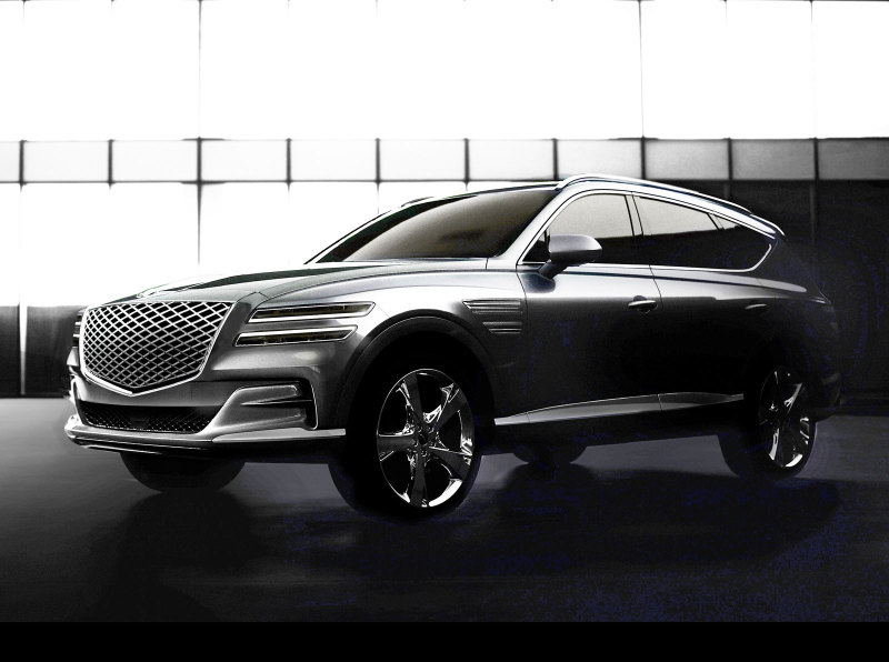 Люксовый кроссовер Genesis GV80 показали официально