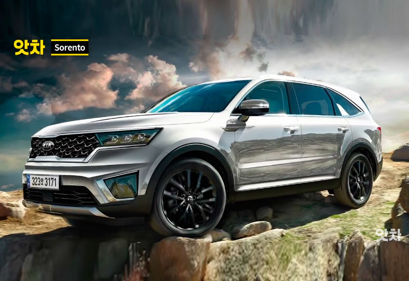 Новый KIA Sorento 2021 показан без камуфляжа