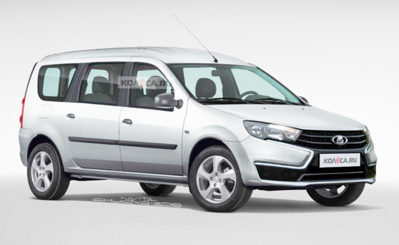 Примерно таким может стать универсал Lada Largus FL