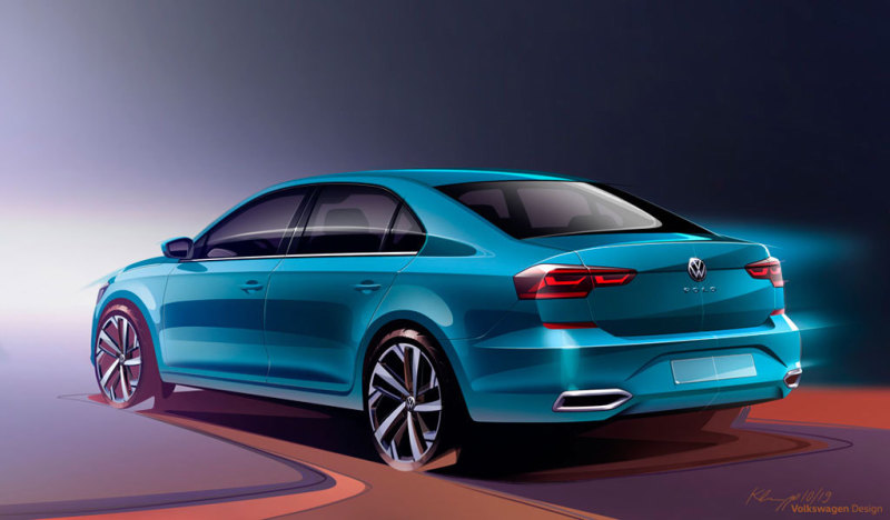 Официальные тизеры Volkswagen Polo 2020 для России