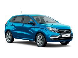Lada XRay получила новый "лазурно-синий" цвет кузова