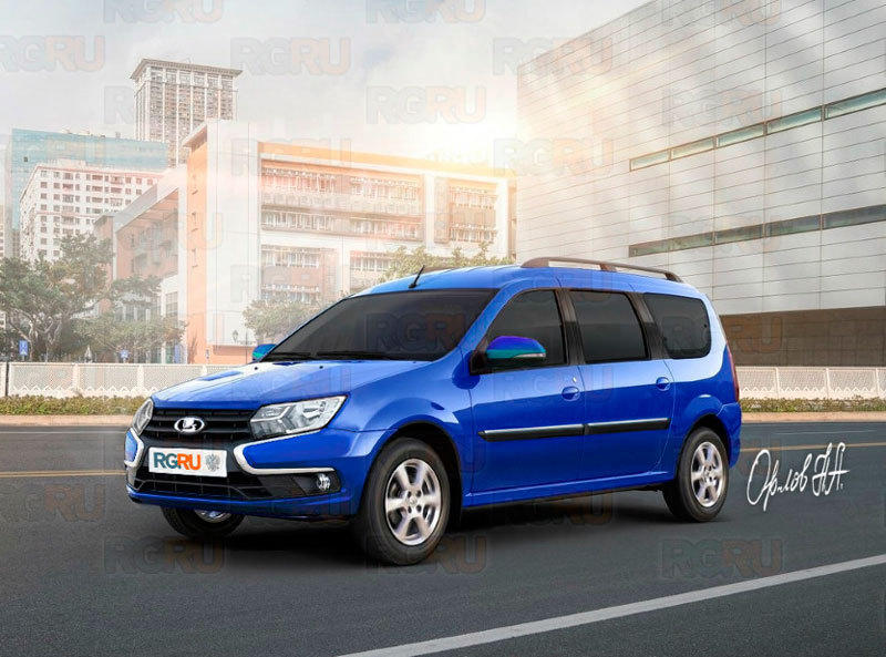 Обновлённый Lada Largus FL получит новую линзованную оптику