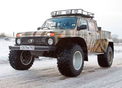 Особо проходимый пикап на базе Lada 4x4 будут выпускать на заказ
