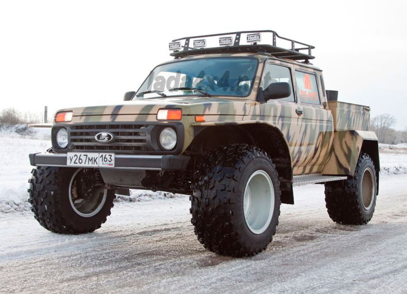 Особо проходимый пикап на базе Lada 4x4 будут выпускать на заказ