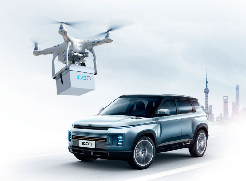 Geely доставляет покупателям ключи от новых авто с помощью дронов