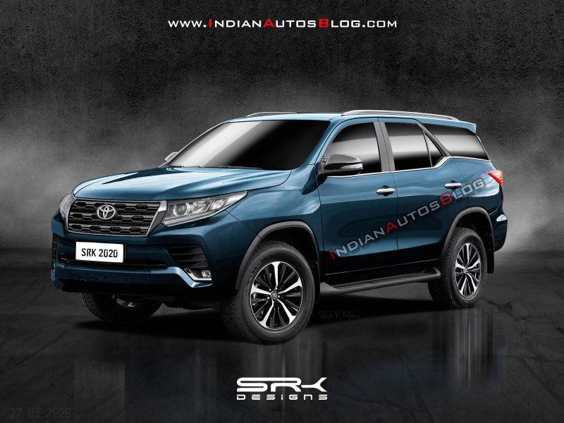 Рестайлинговый Toyota Fortuner 2021 показали на первом изображении