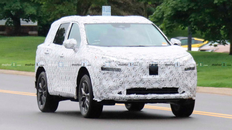 Nissan Rogue (аналог X-Trail для США) на испытаниях в 2019 году