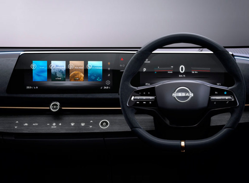 Nissan не будет использовать "планшеты" в салонах своих новых авто