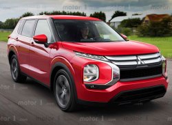 Будущий Mitsubishi Outlander 2021 показали дизайнеры