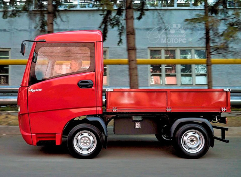 Начались продажи электрического минигрузовика "Муравей"