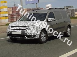 Обновлённый Lada Largus первый раз заметили на дорогах