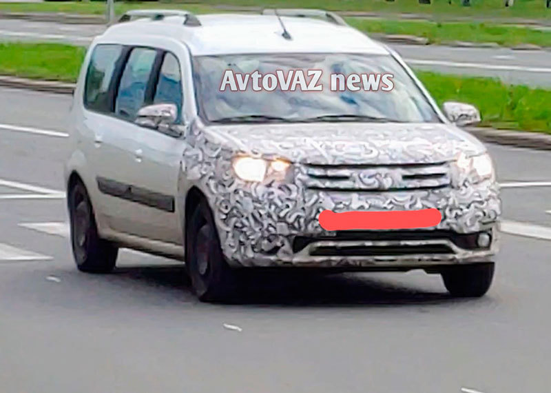 Обновлённый универсал Lada Largus FL 2020 появился на новых фото
