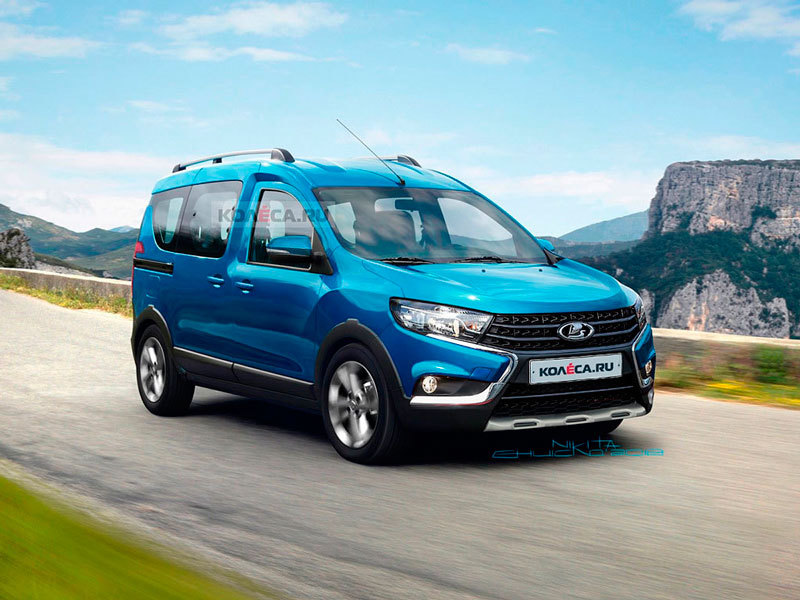 Возможный вариант дизайна Lada Van