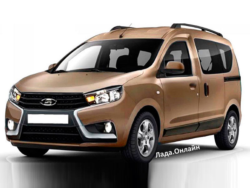 Возможный вариант дизайна Lada Van