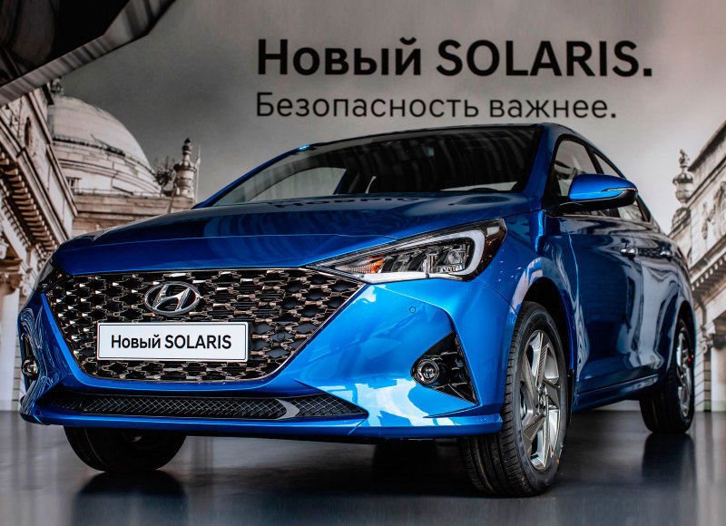 Hyundai Solaris показали в новой комплектации PROSAFETY