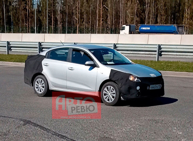 Обновлённый седан KIA Rio 2021
